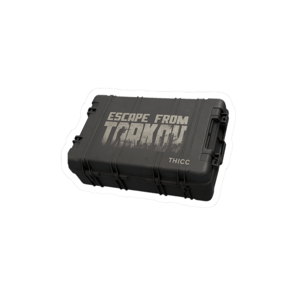 Escape From Tarkov THICC Items Case Funny Sticker | Hilarious Vinyl Decal - alternate angle 3, merchandise