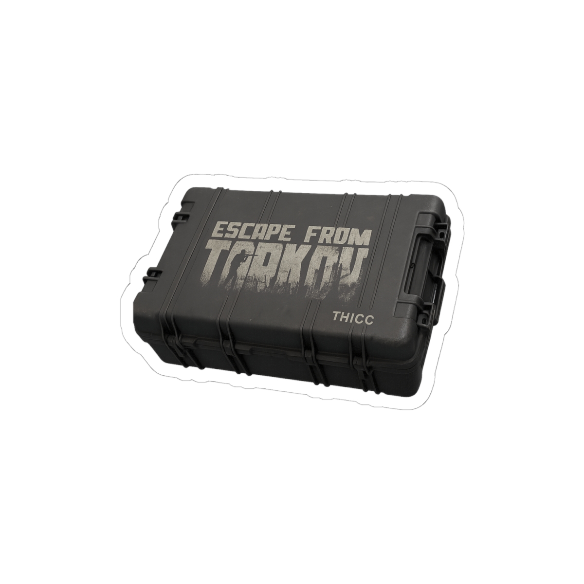 Escape From Tarkov THICC Items Case Funny Sticker | Hilarious Vinyl Decal - alternate angle 2, merchandise