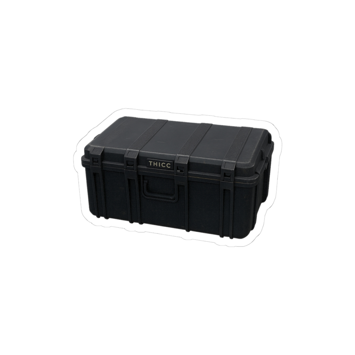 Escape From Tarkov THICC Weapons Case Funny Sticker - alternate angle 1, merchandise