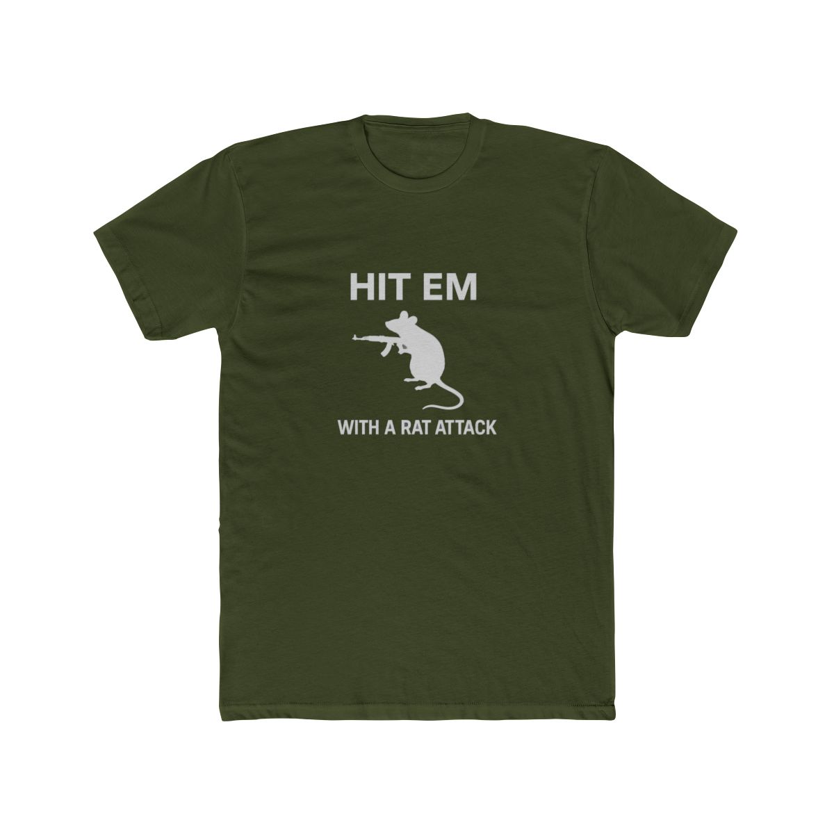 Funny Escape From Tarkov Rat Attack T-Shirt - alternate angle 2, merchandise