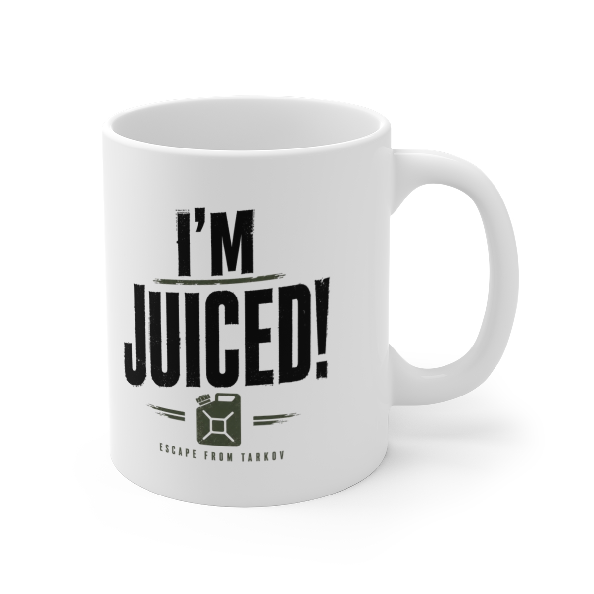 Escape From Tarkov "m Juiced!" White Mug - Official Mugs & Drinkware merchandise