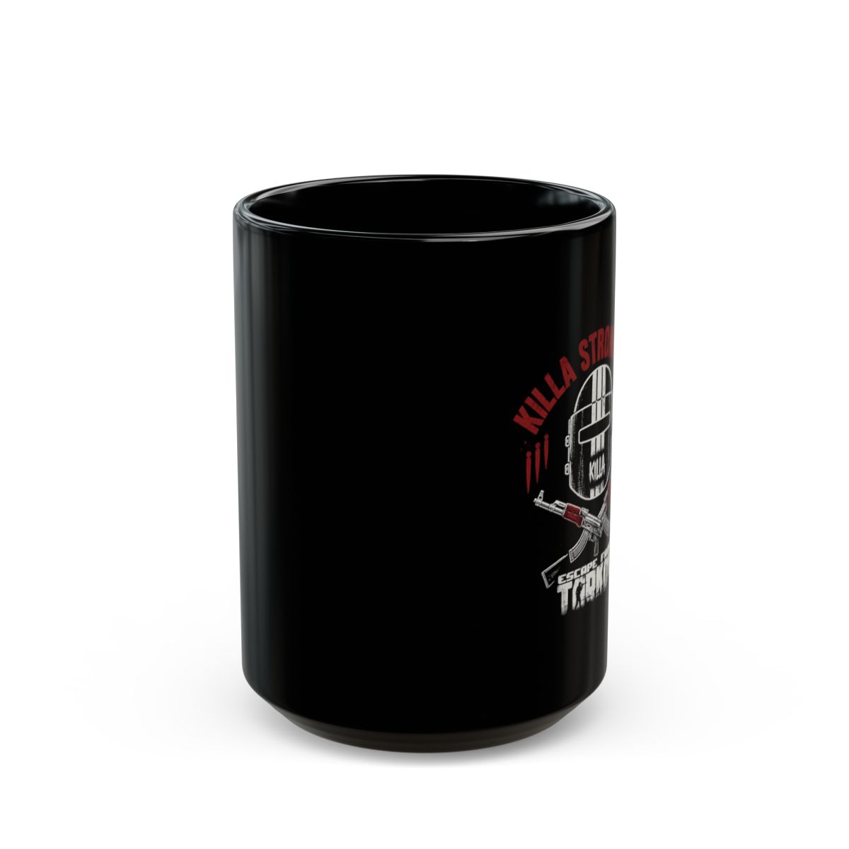 Escape From Tarkov "KILLA STRONGHOLD" Black Mug - alternate angle 2, merchandise