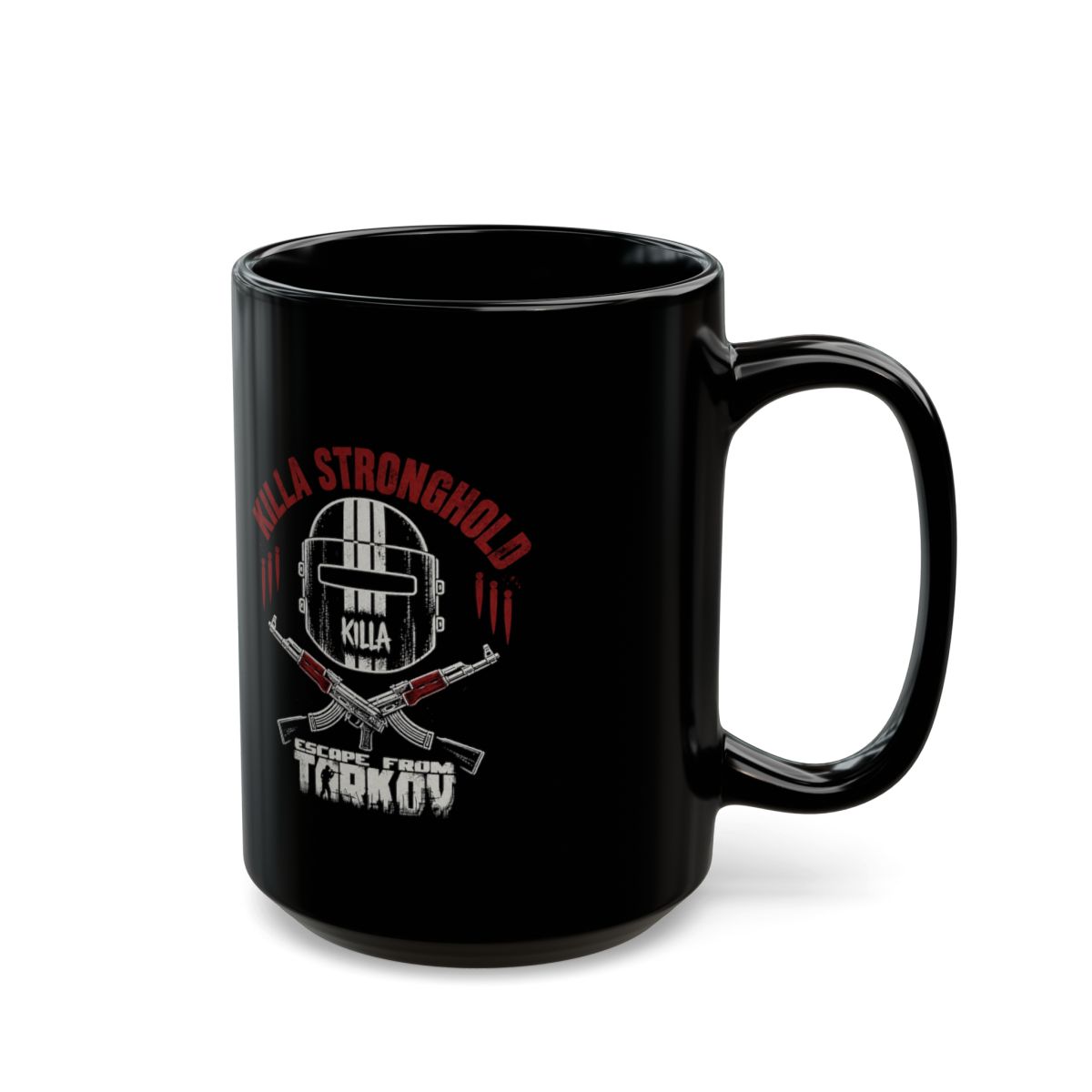Escape From Tarkov "KILLA STRONGHOLD" Black Mug - alternate angle 5, merchandise