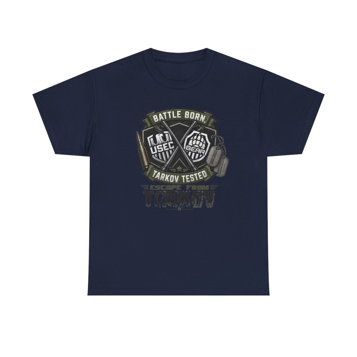 Escape From Tarkov "Battle Born, Tarkov Tested" Unisex Tee - alternate angle 3, merchandise