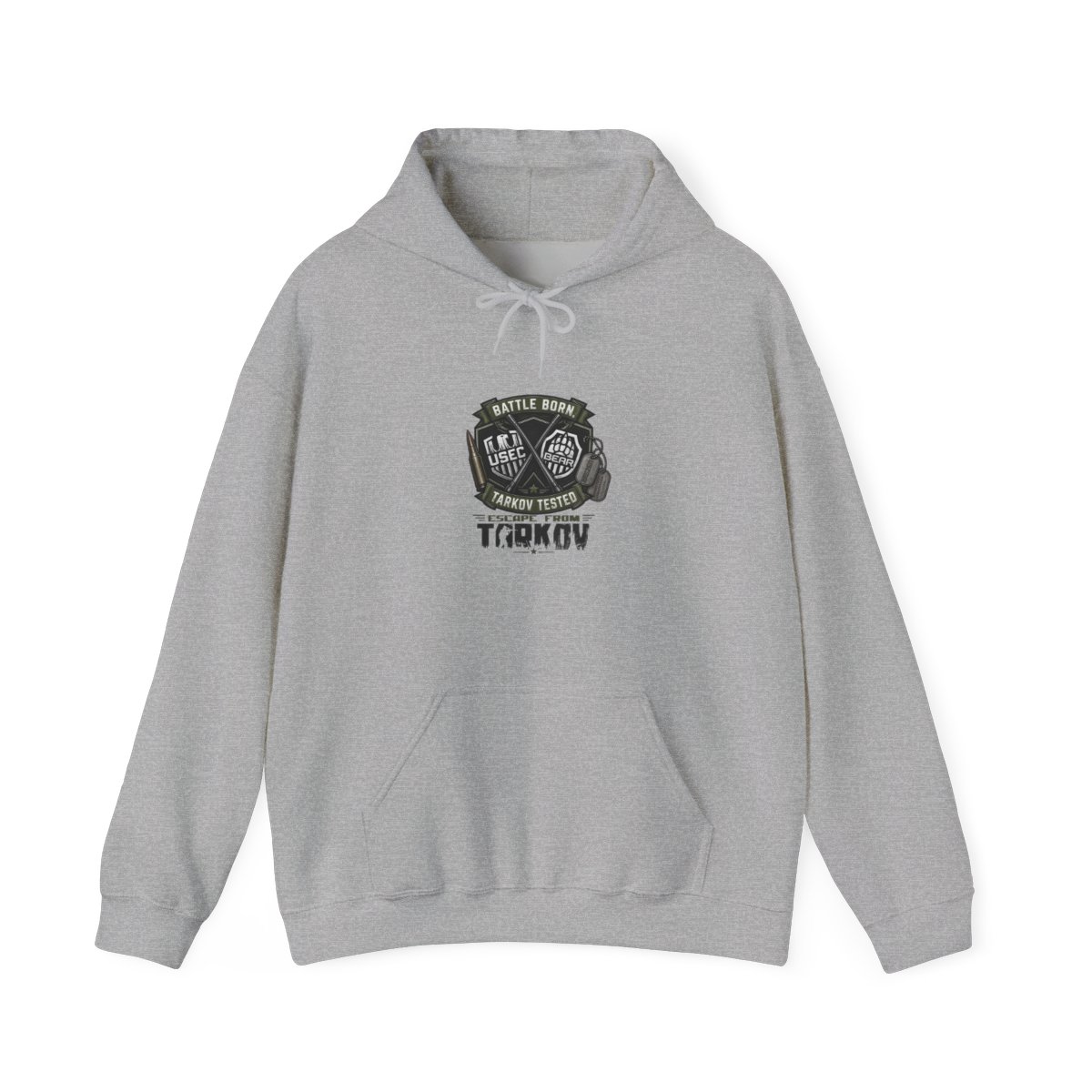 Escape From Tarkov "Battle Born, Tarkov Tested" Hoodie - alternate angle 3, merchandise