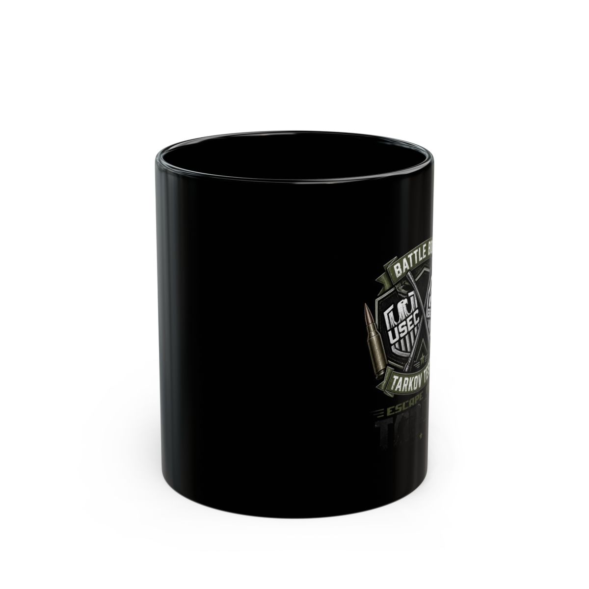 Escape From Tarkov "Battle Born, Tarkov Tested" Black Mug